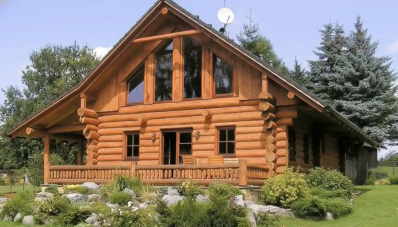 Srubový dům Tomáš 4 + kk + garáž