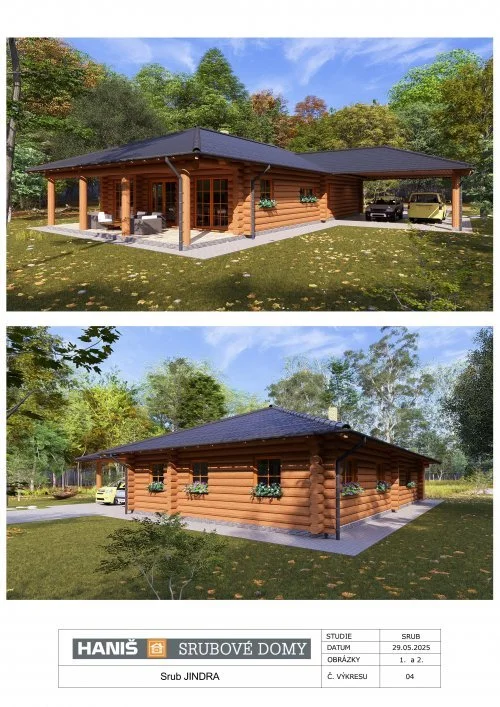 Bungalov Jindra 4 + kk vizualizace